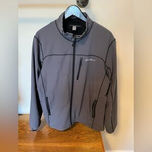 Eddie Bauer sportswear Gray Performance Jacket Men’s Large